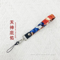 custom fashion exquisite polyester mobile phone wrist strap